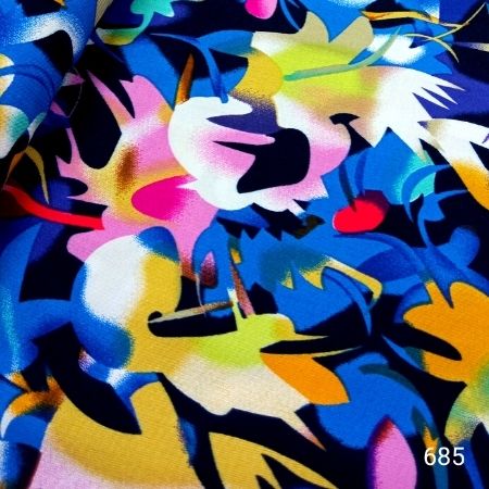 Штапель, 100% хлопок 1.4 шир. #685 1 Штапель, 100% хлопок 1.4 шир. #685